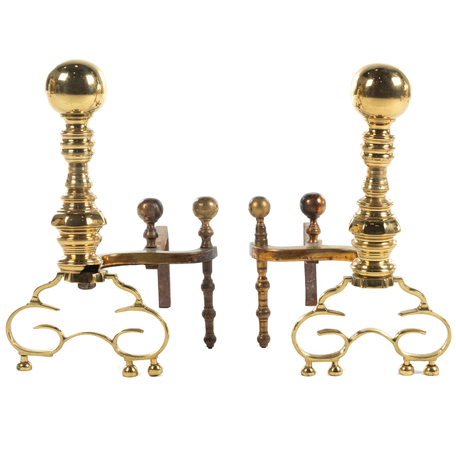 A PAIR OF CLASSICAL STYLE BRASS 3cb5da