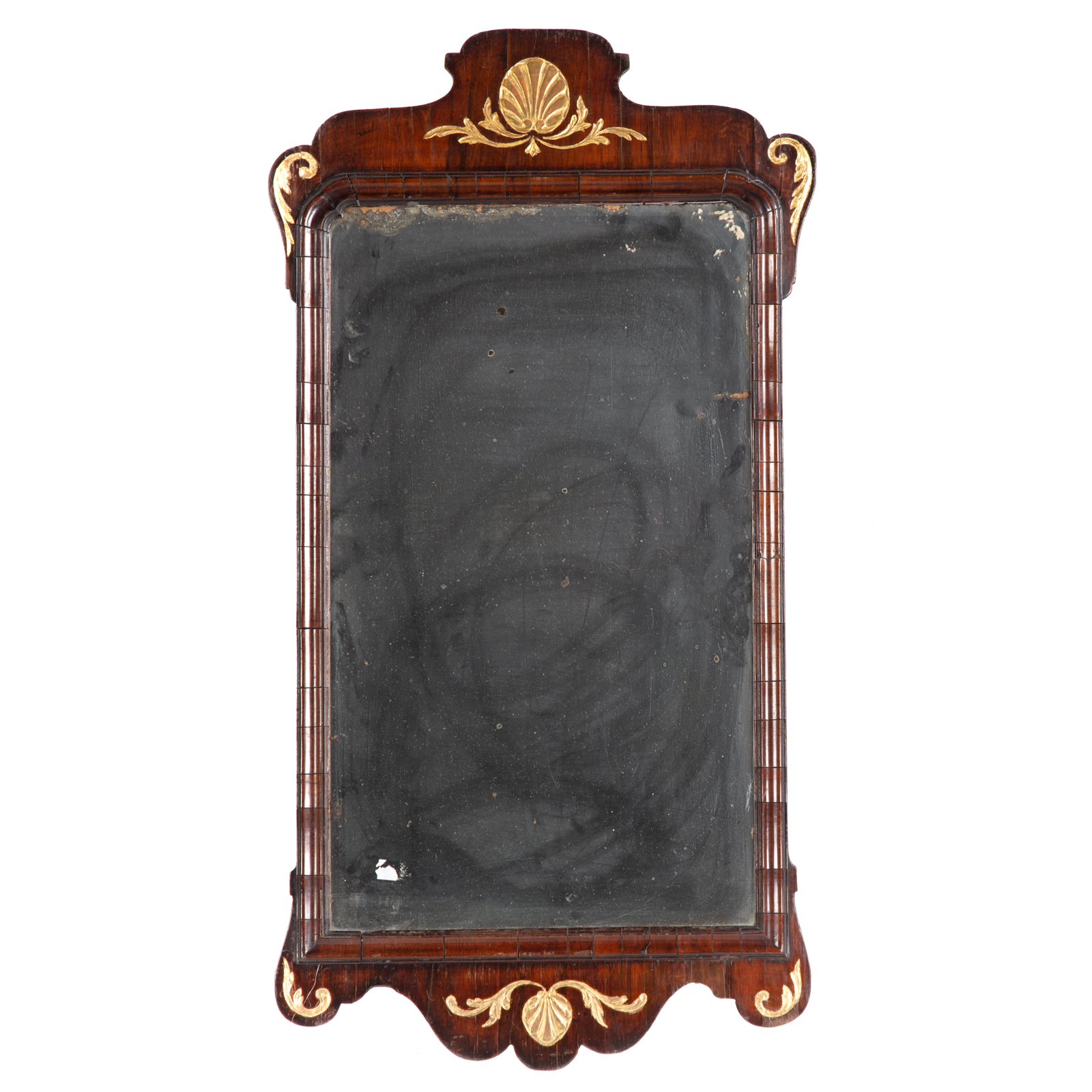 QUEEN ANNE MAHOGANY MIRROR Circa 3cb5de