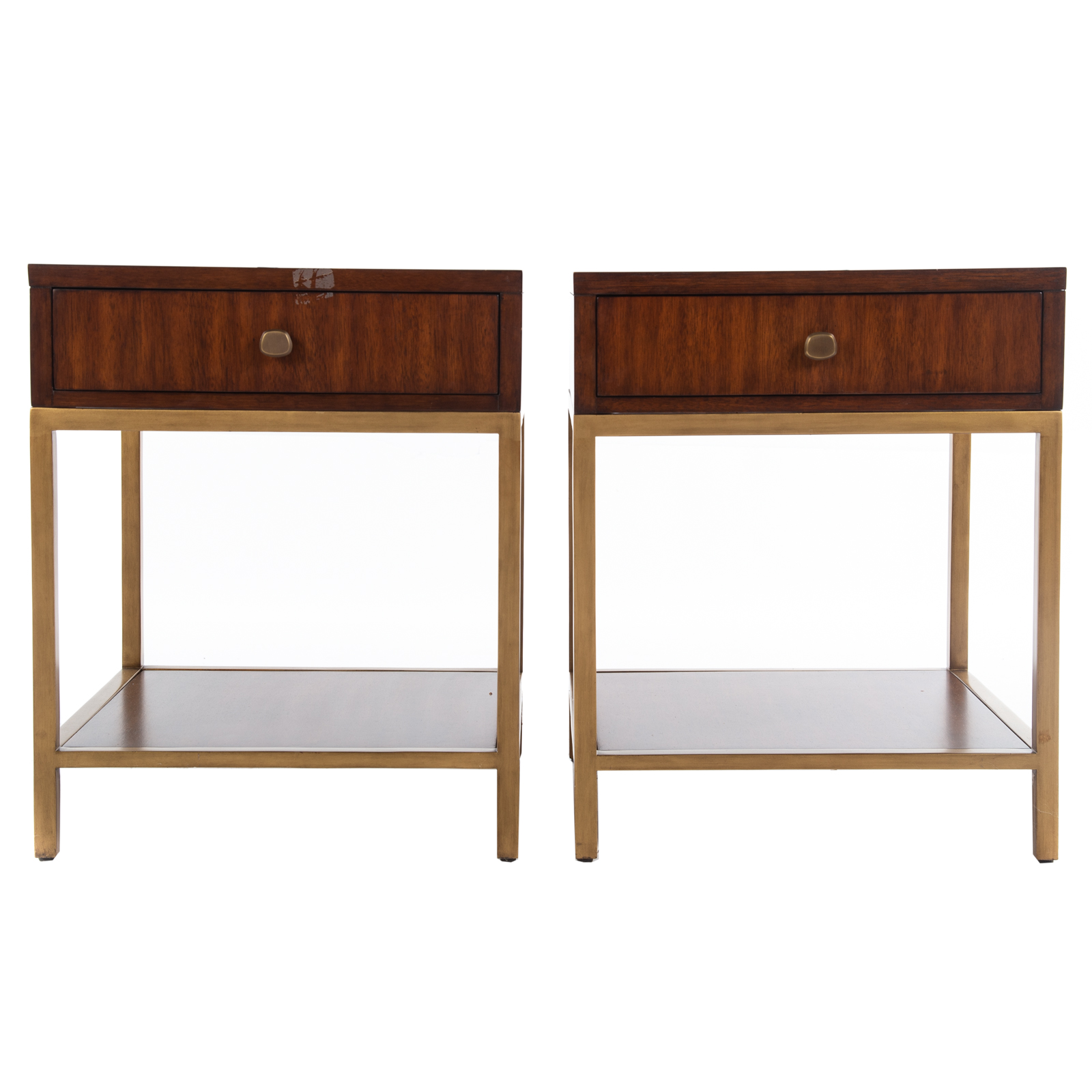 A PAIR OF M G GOMEZ SIDE TABLES  3cb5f8