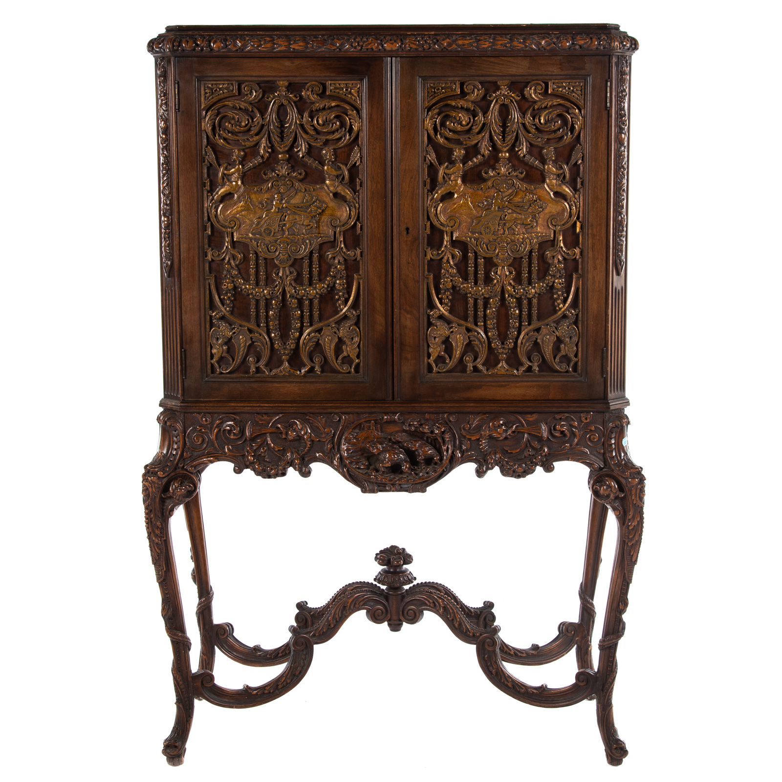 BAROQUE STYLE CABINET ON FRAME