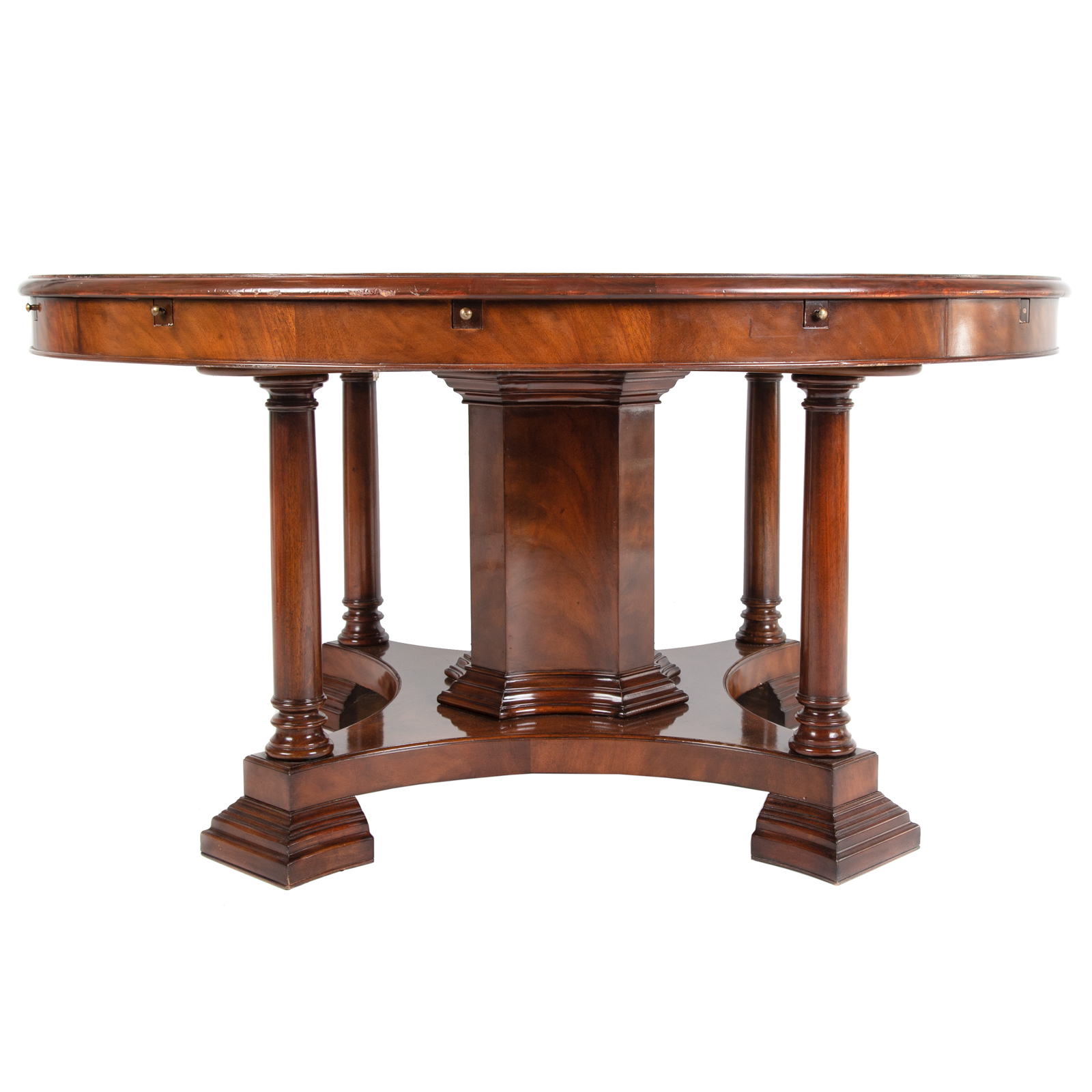 REGENCY STYLE MAHOGANY CIRCULAR 3cb62e