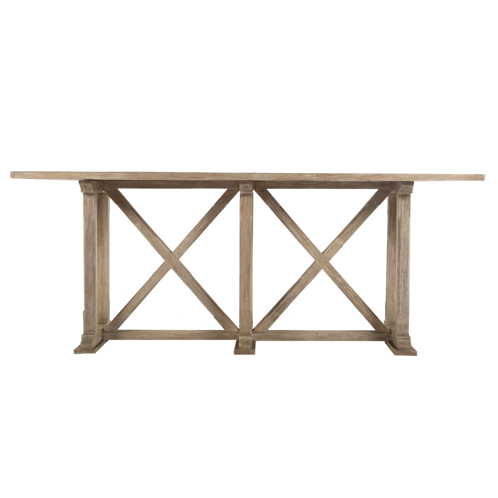 MODERN DISTRESSED SOFA TABLE 21st century;