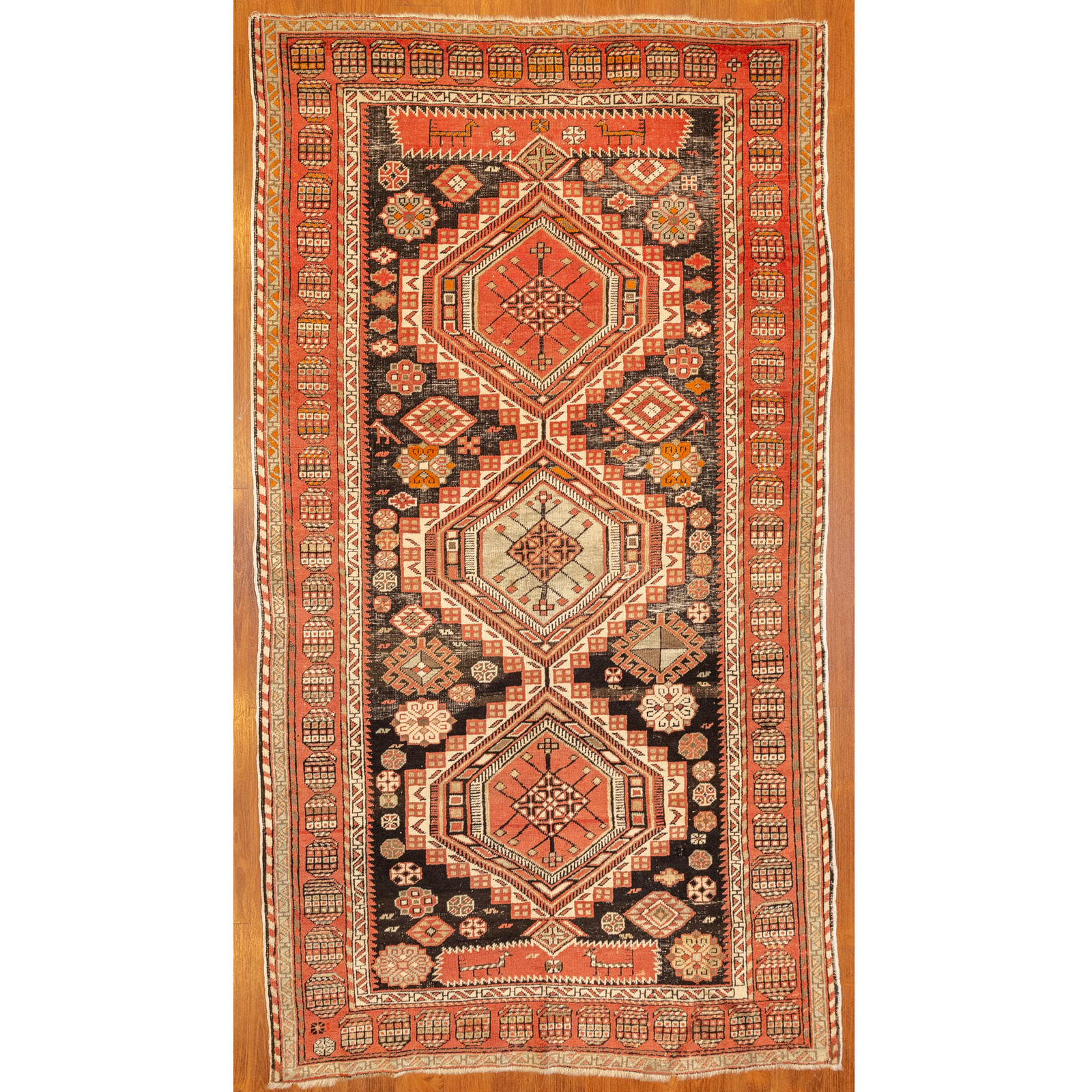 ANTIQUE SHIRVAN RUG CACASUS 4 3cb669