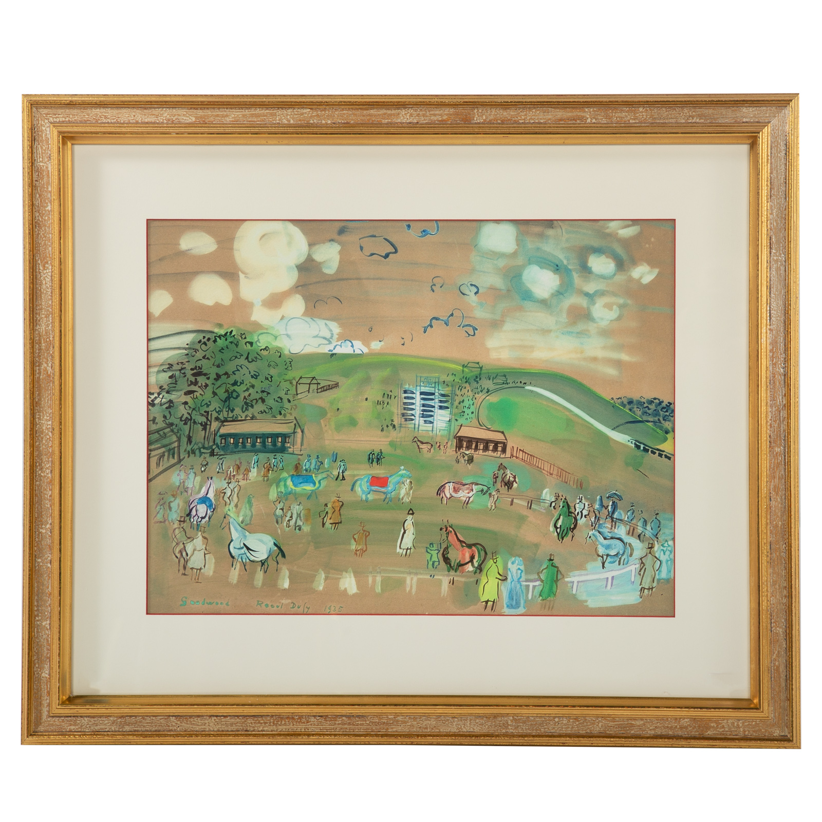 AFTER RAOUL DUFY. "GOODWOOD," LITHOGRAPH