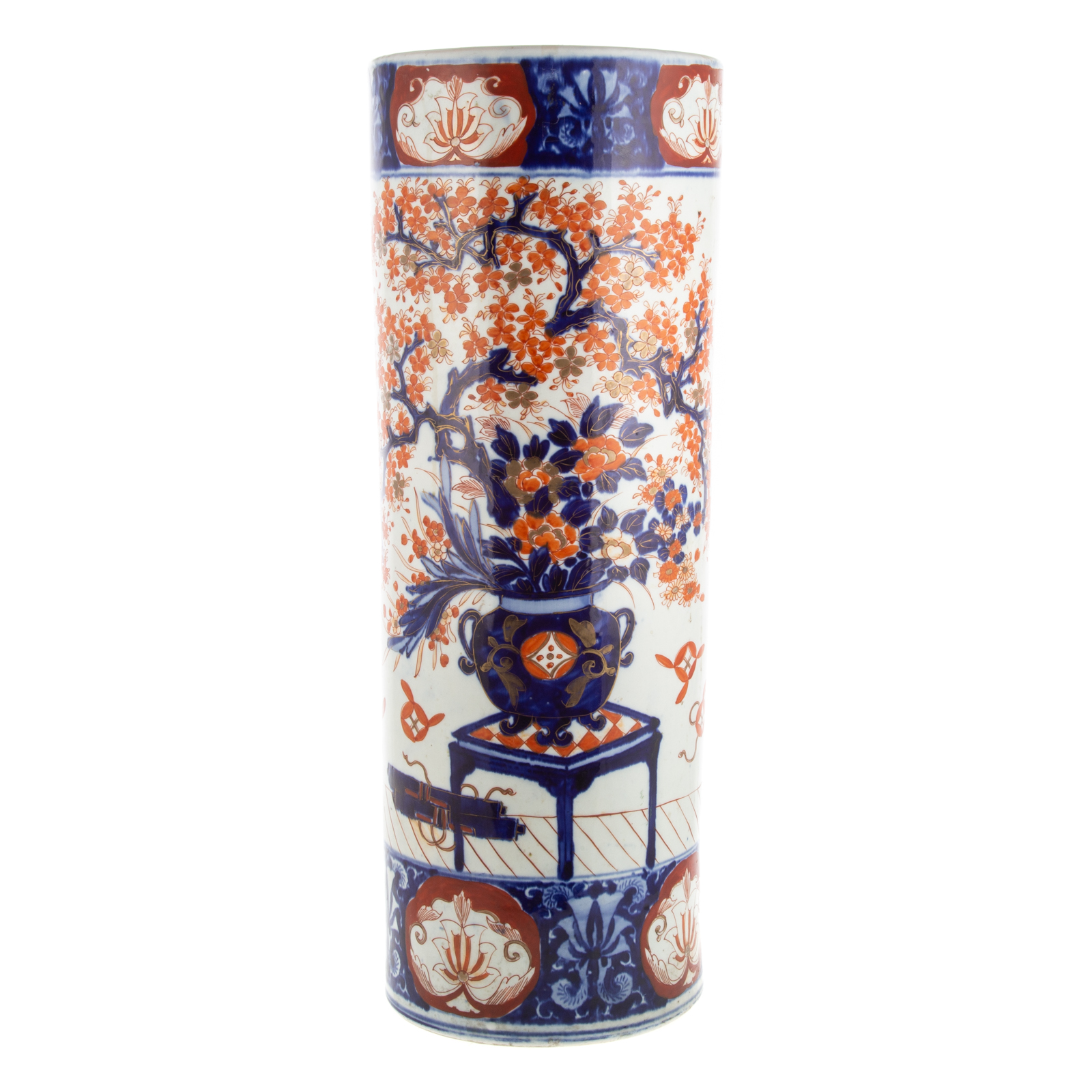 JAPANESE IMARI PORCELAIN UMBRELLA