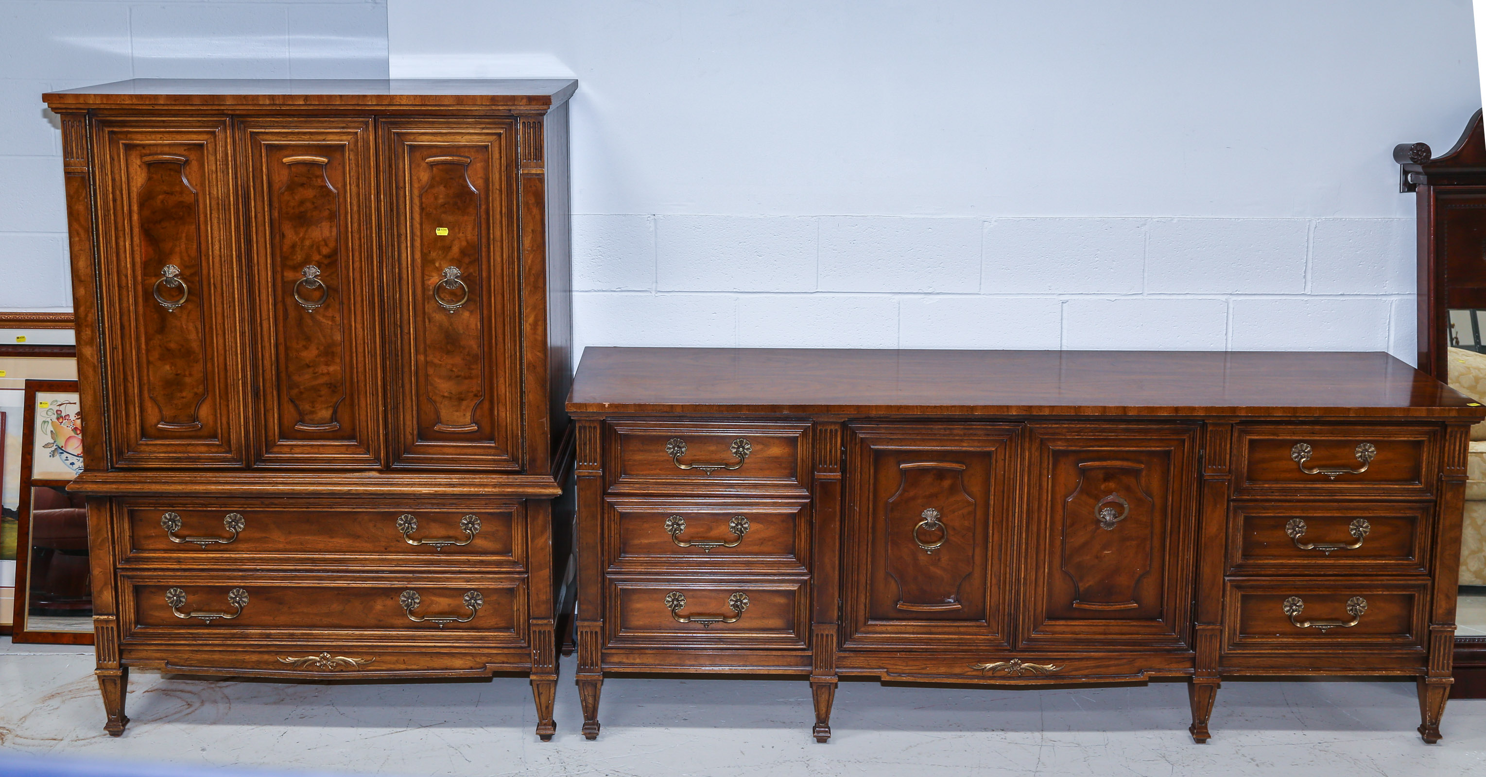 MEDITERRANEAN STYLE DRESSER & CABINET