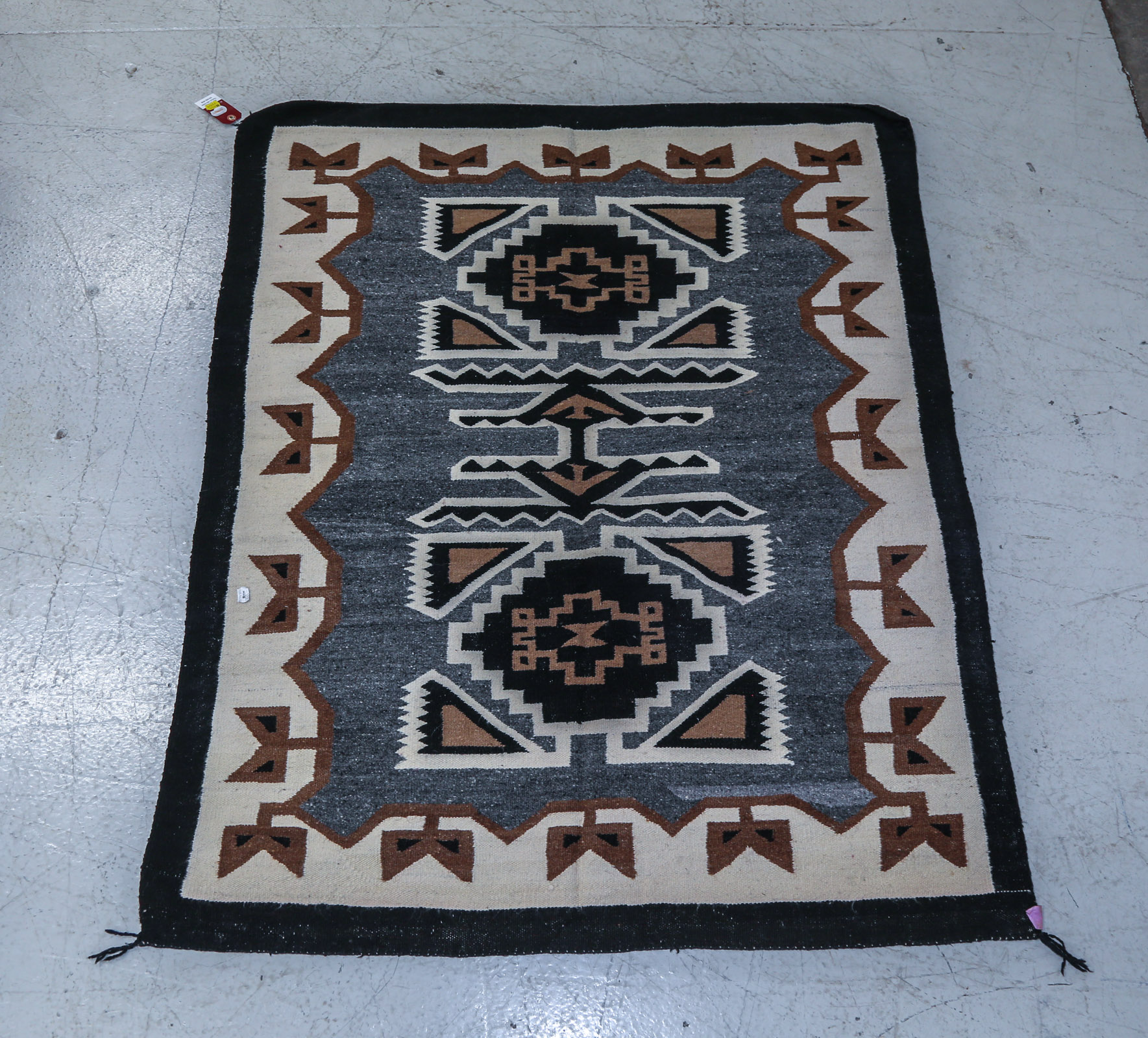 NAVAJO STORM PATTERN RUG 3 9 X 3cb828