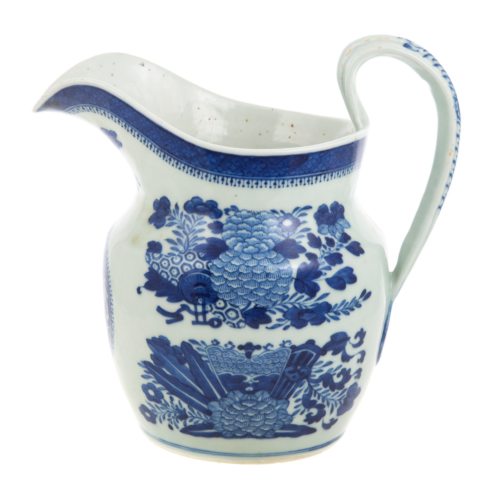 CHINESE EXPORT BLUE FITZHUGH JUG 3cb8b9