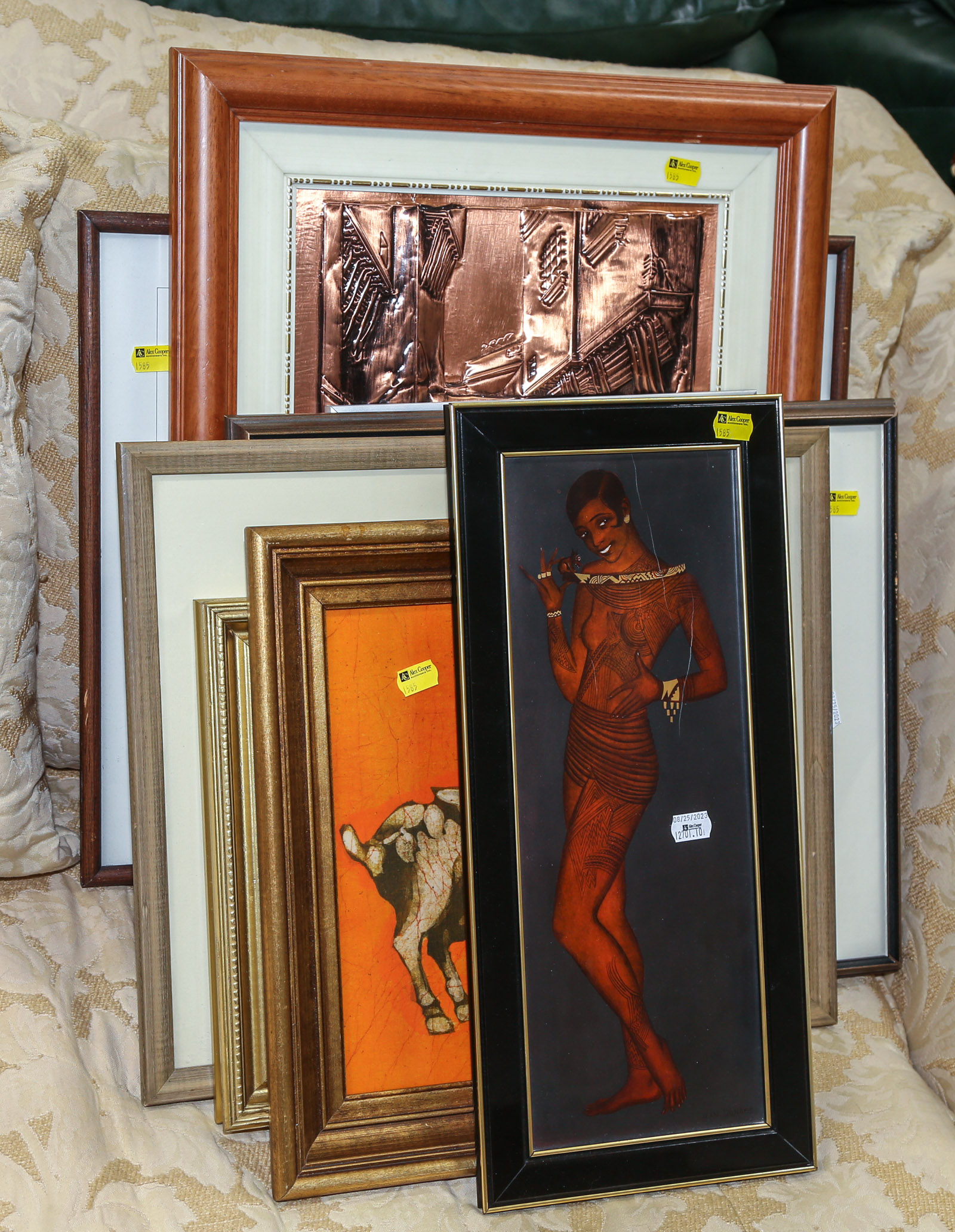 A GROUP OF ARTWORKS A FRAME Comprising 3cb93f