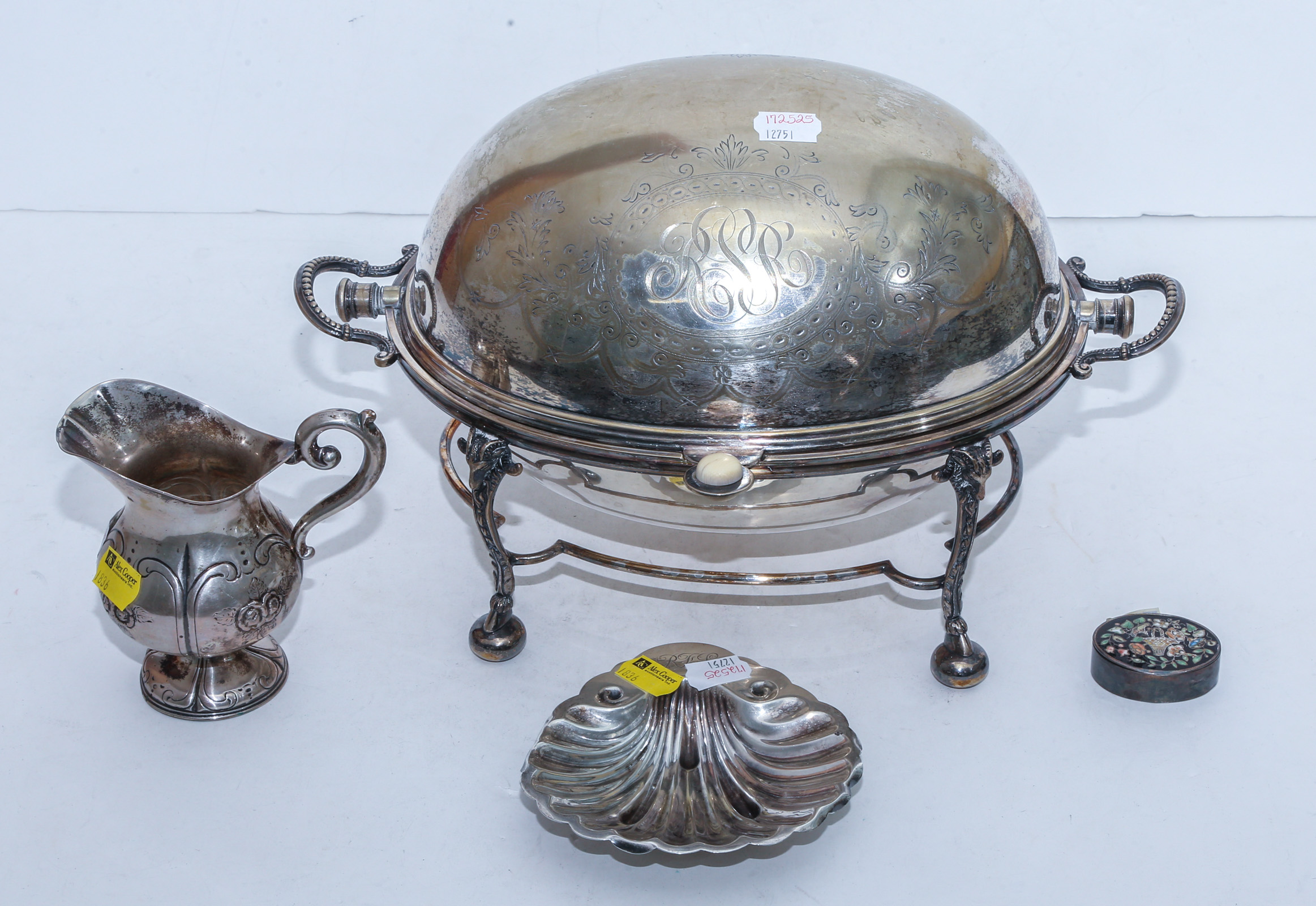 STERLING AND SILVER PLATED HOLLOWWARE 3cba0f