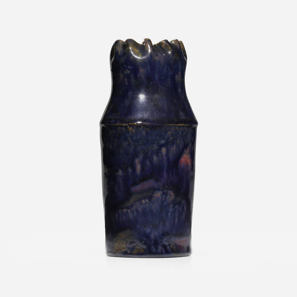 George E. Ohr. Vase. 1897-1900, glazed