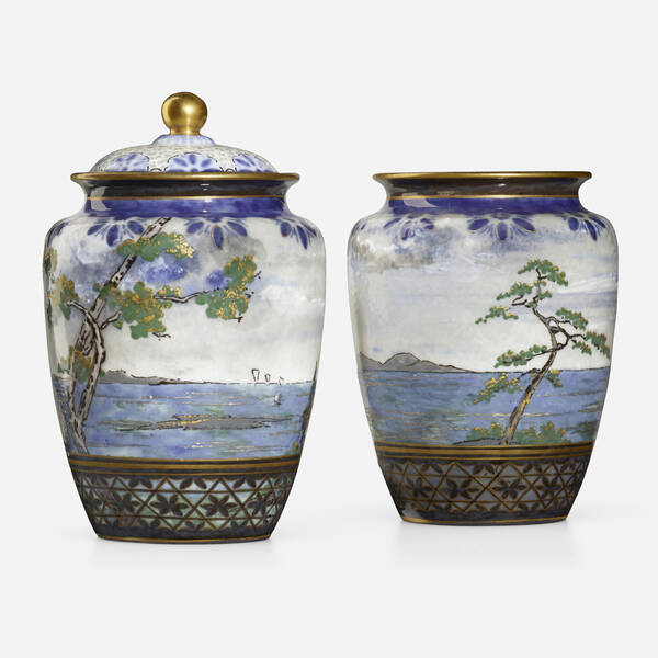 Albert-Louis Dammouse. Lidded vase