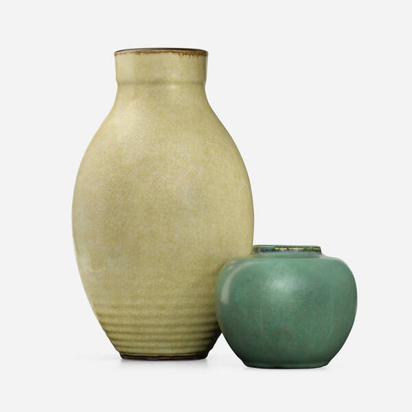 Émile Decoeur. Vases, set of two.