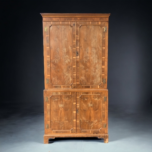 A BURR YEW WOOD COCKTAIL CABINET  3c9428