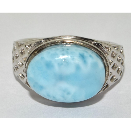 925 silver Turquoise ladies ring 3c9559