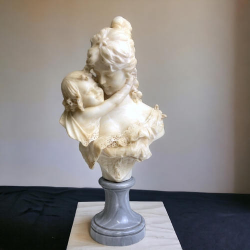 A LARGE ITALIAN CARVED ALABASTER 3c9564