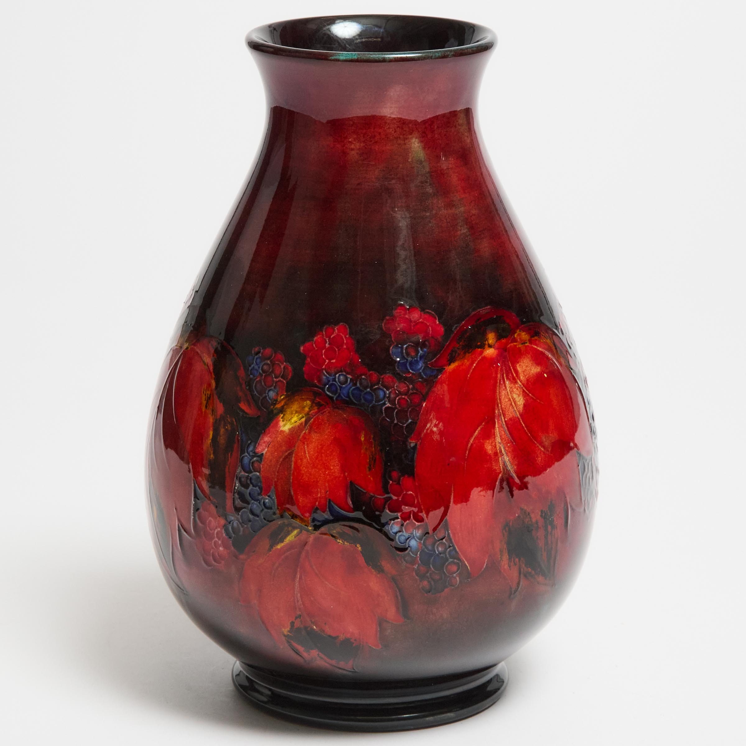 Moorcroft Flambé Blackberry and