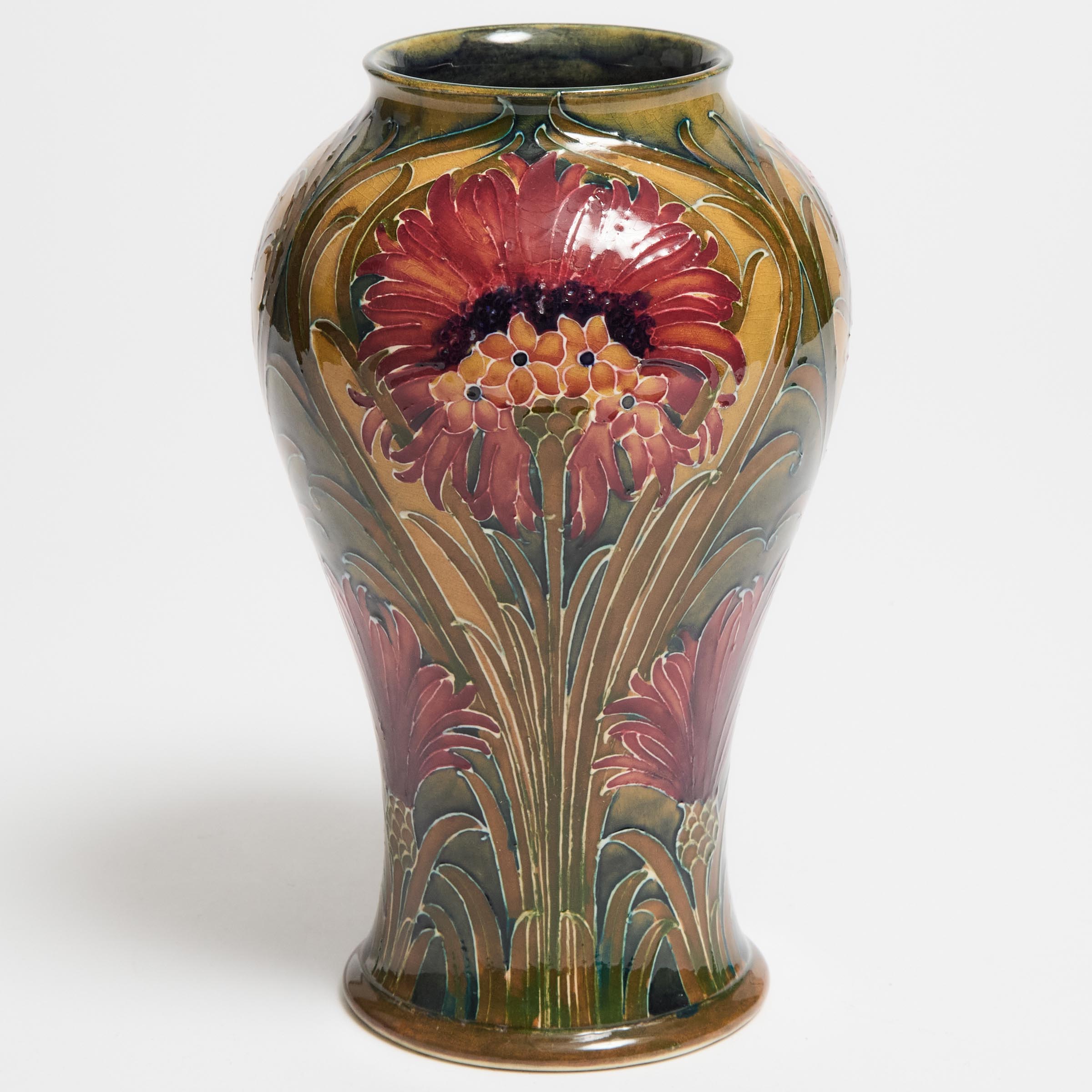 Moorcroft Cornflower Vase dated 3c963d