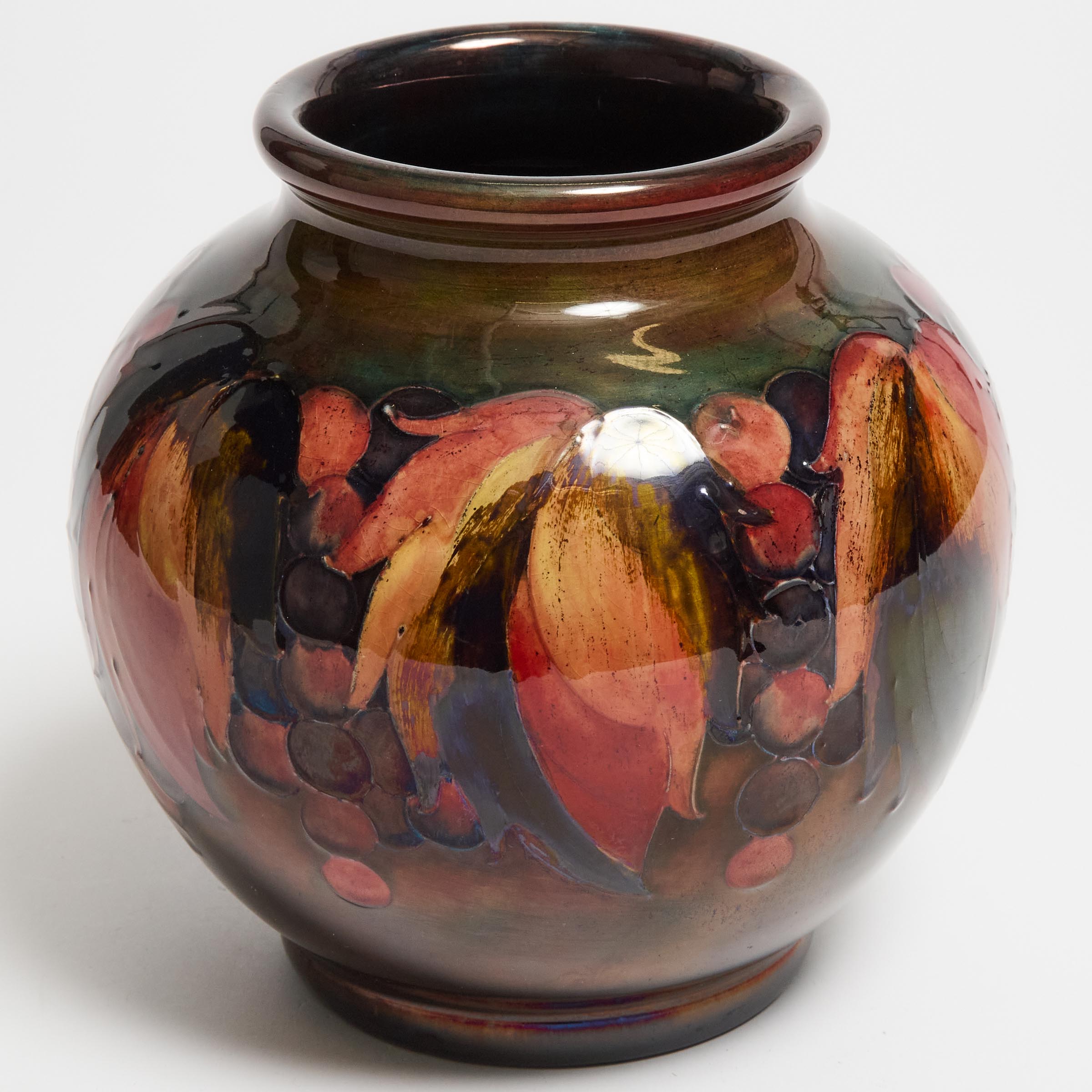 Moorcroft Flambé Grape and Leaf