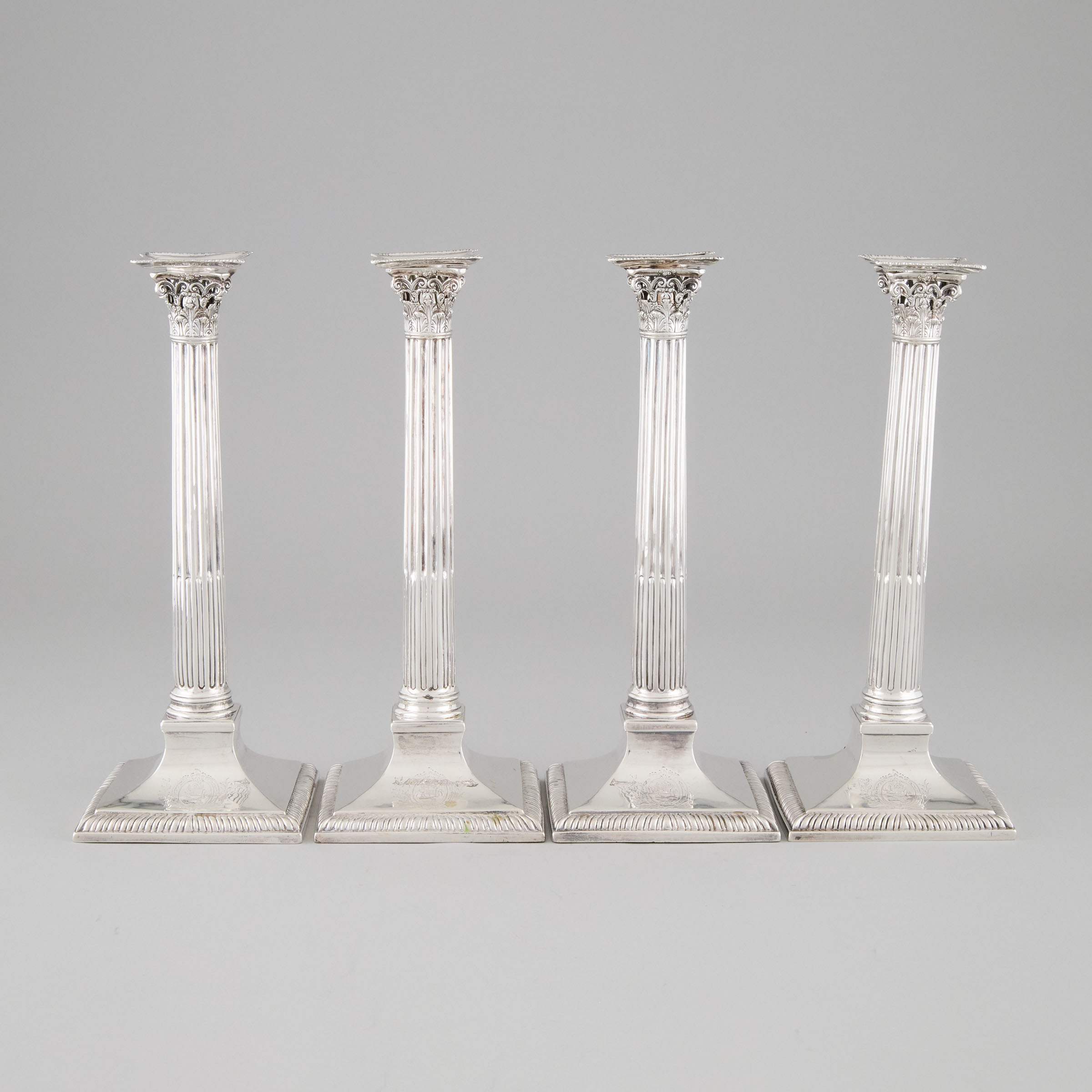 Set of Four George III Silver Table