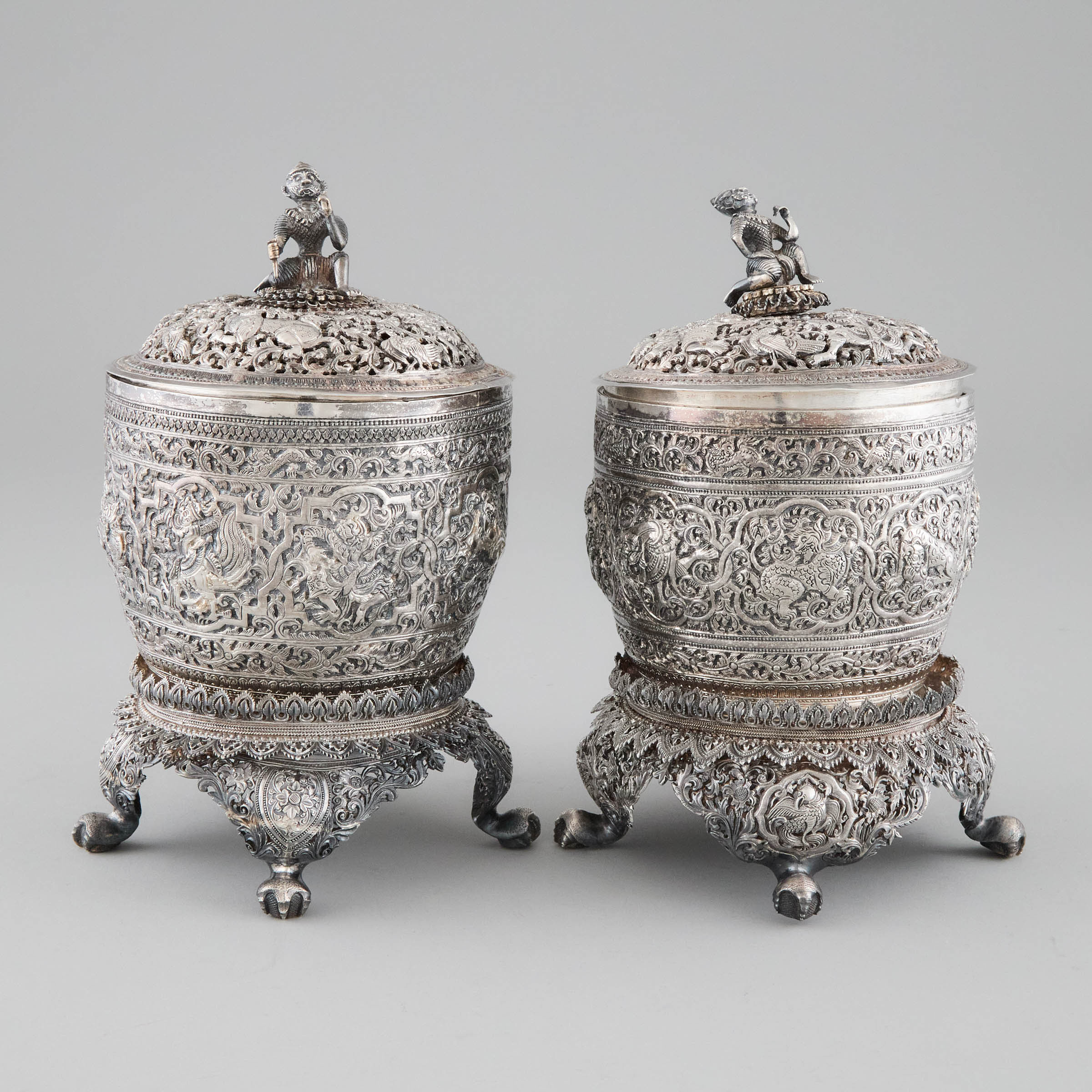 Pair of Southeast Asian Silver 3c96b6