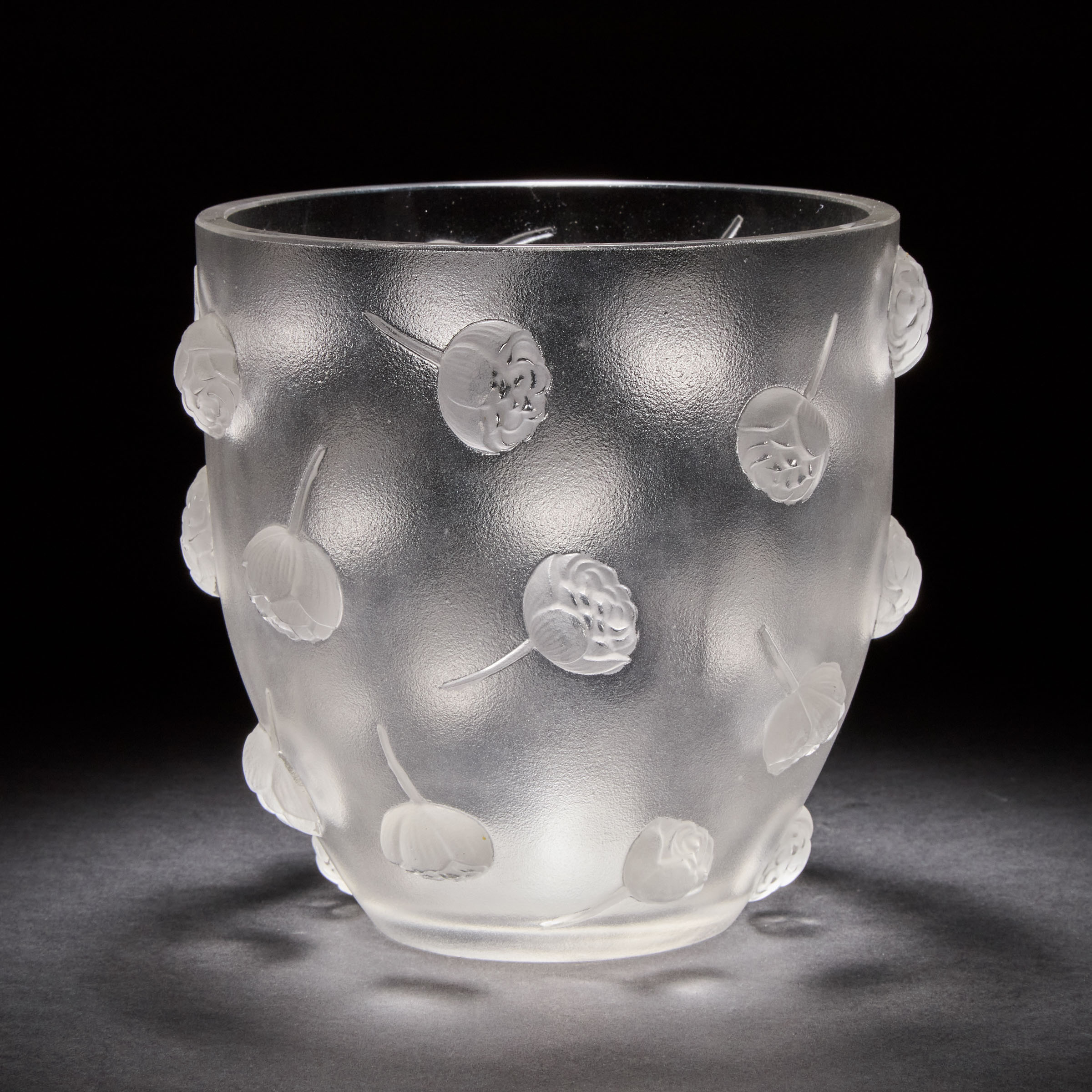 'Pivoines', Lalique Moulded and