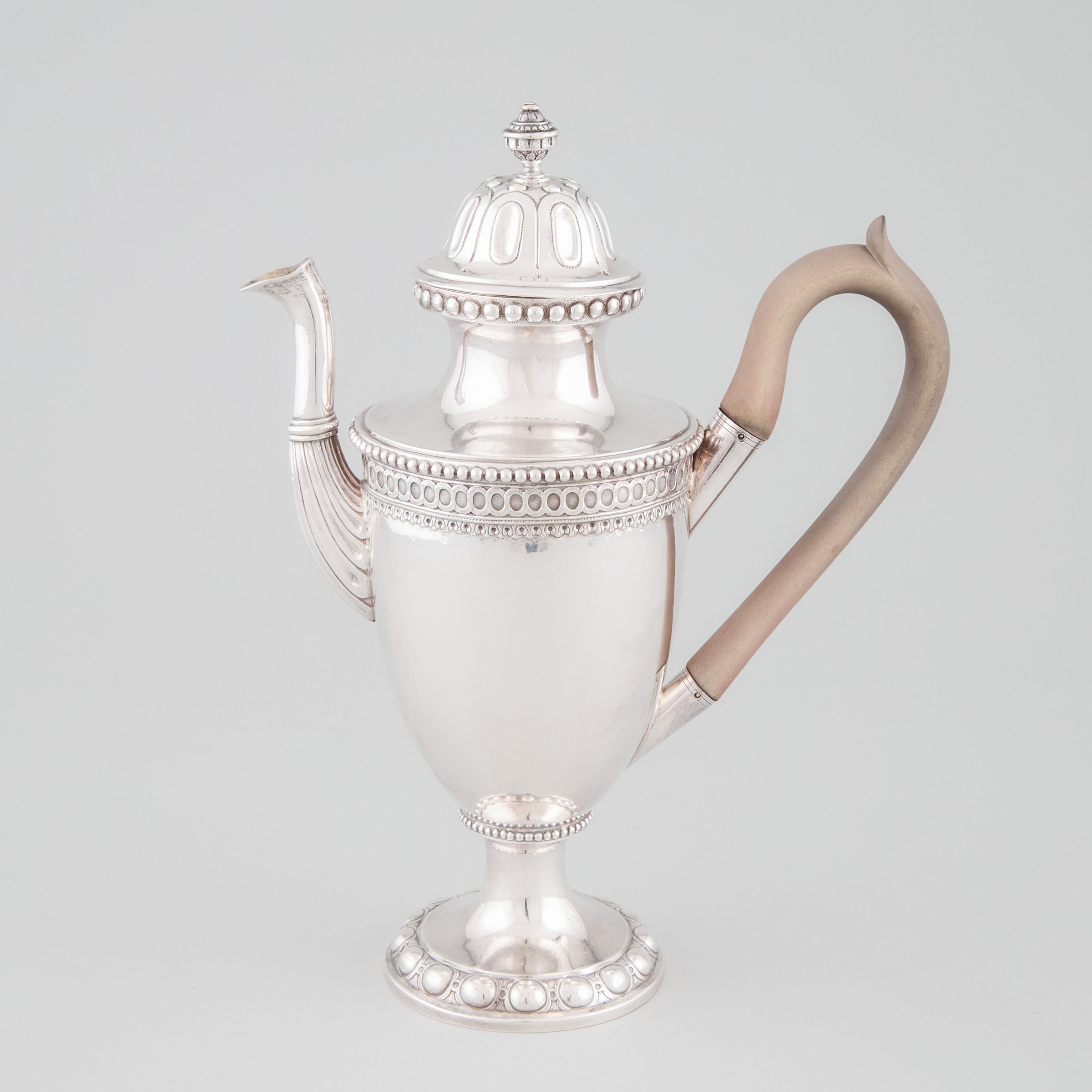 German Silver Coffee Pot, Philip