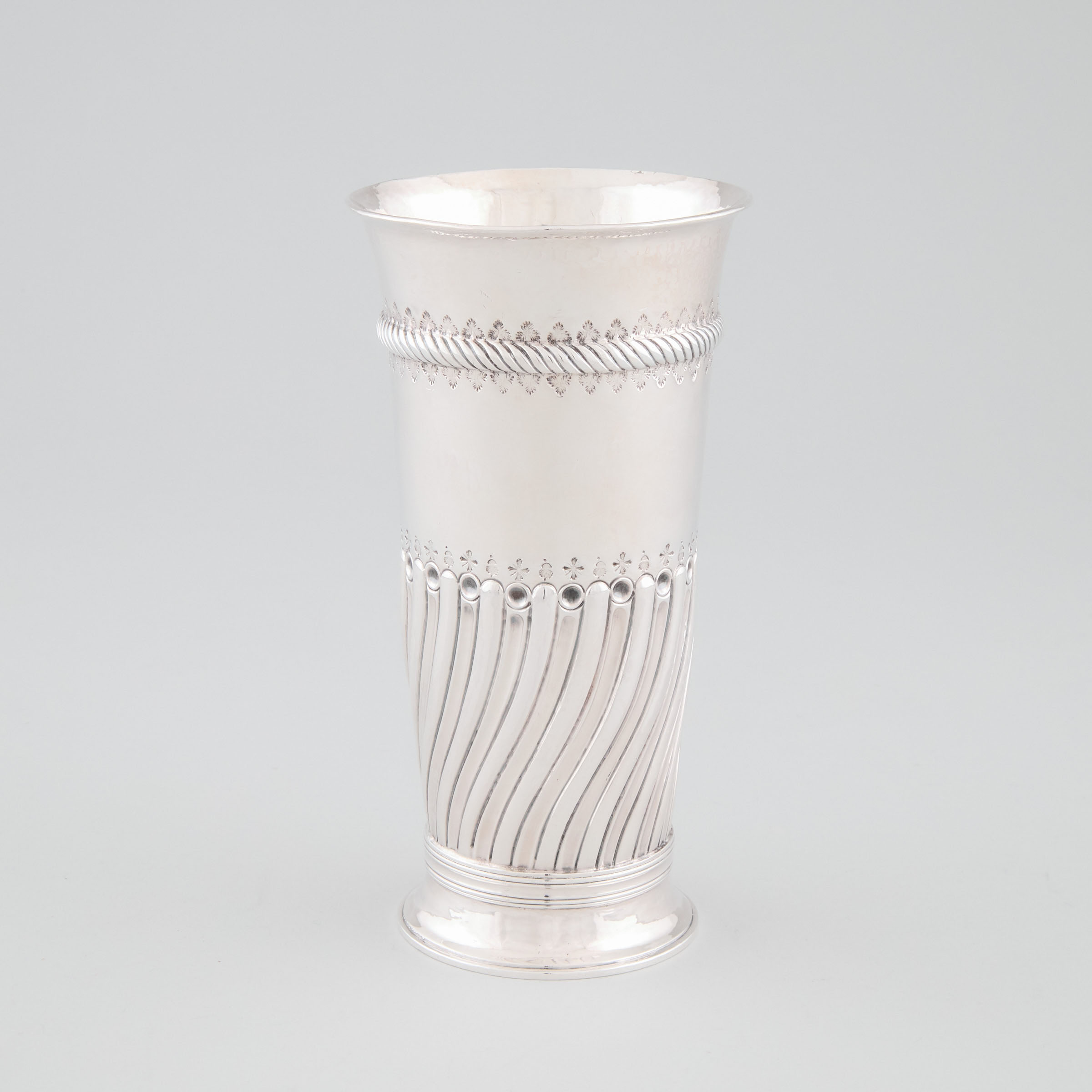 Silver Beaker Vase, late 19th/early