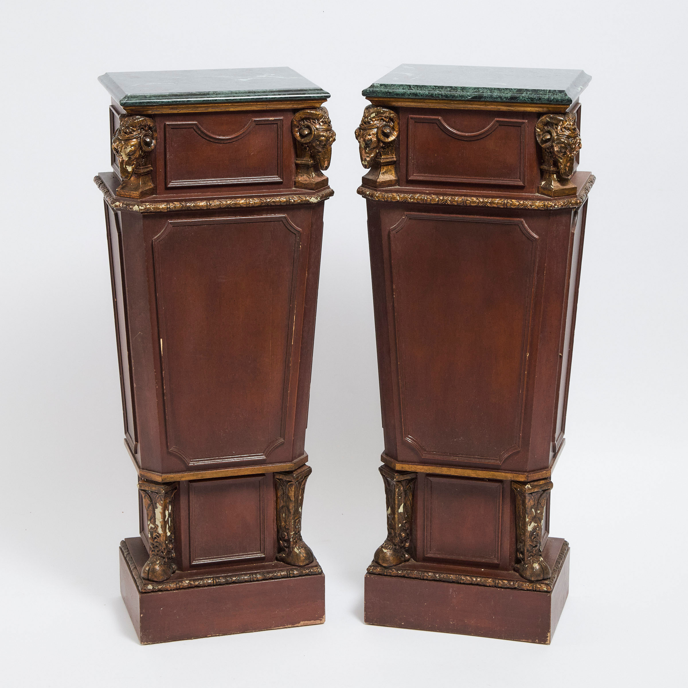 Pair of Louis XVI Style Parcel