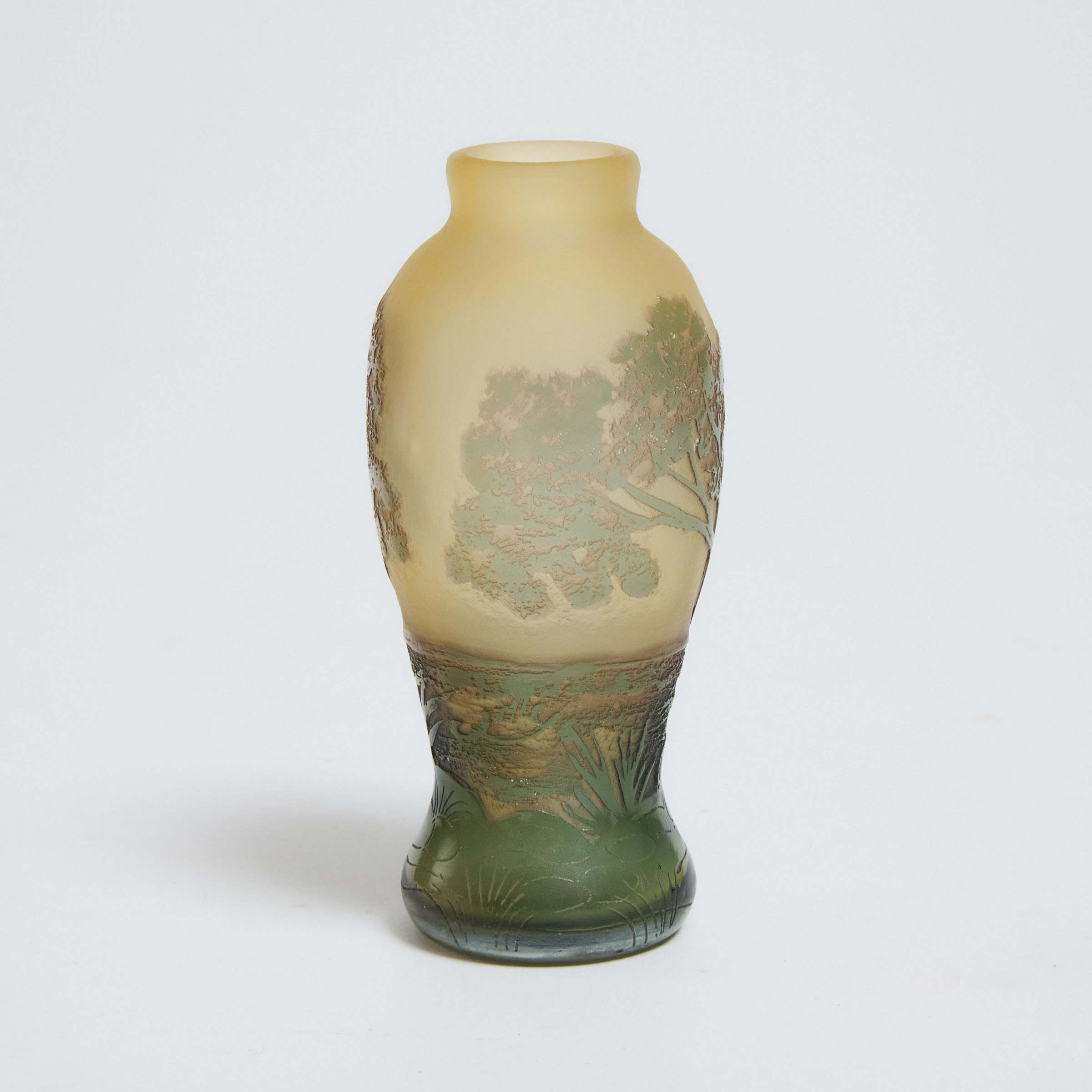 Gall Cameo Glass Small Landscape 3c9779