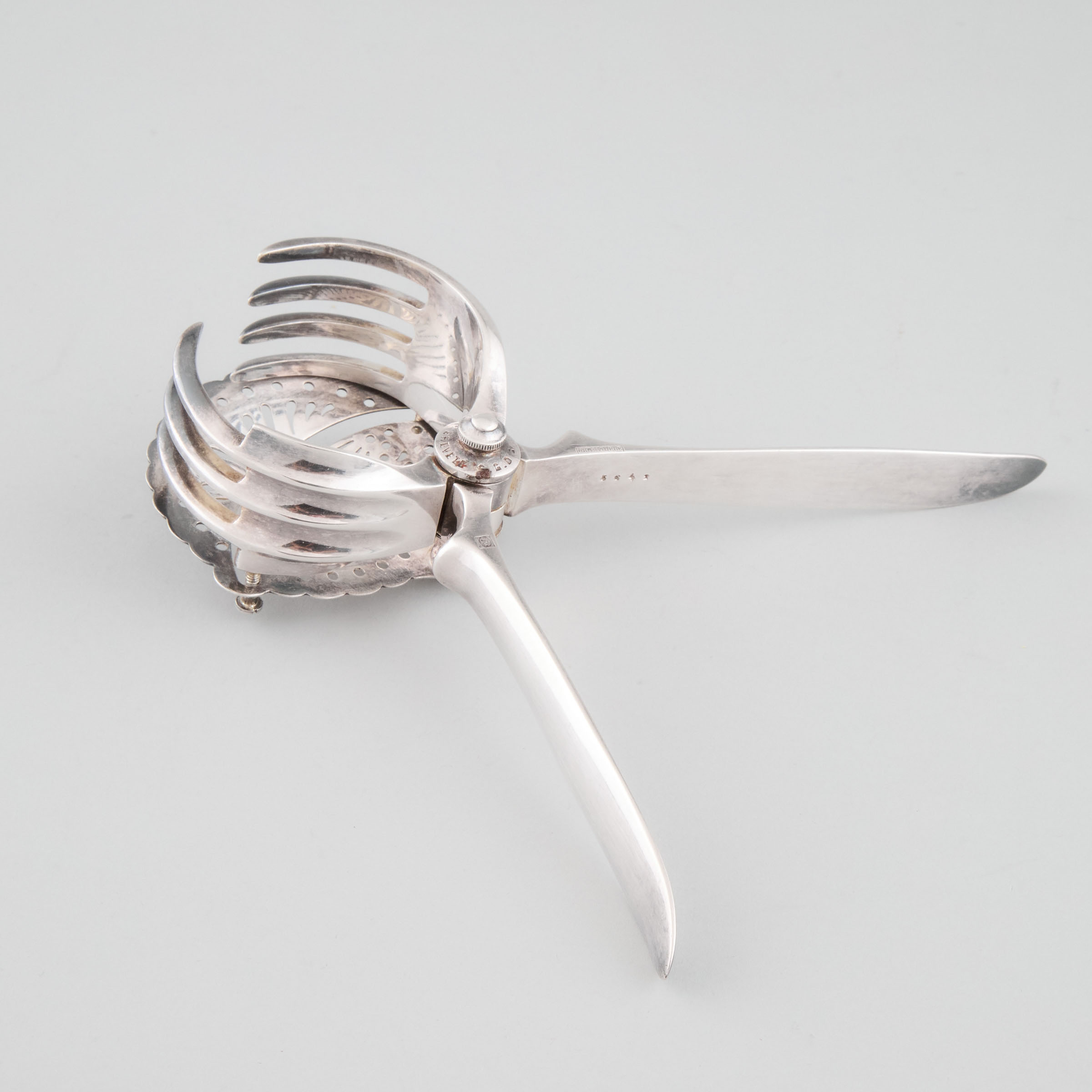 French Silver Plated Lemon Squeezer  3c97a0