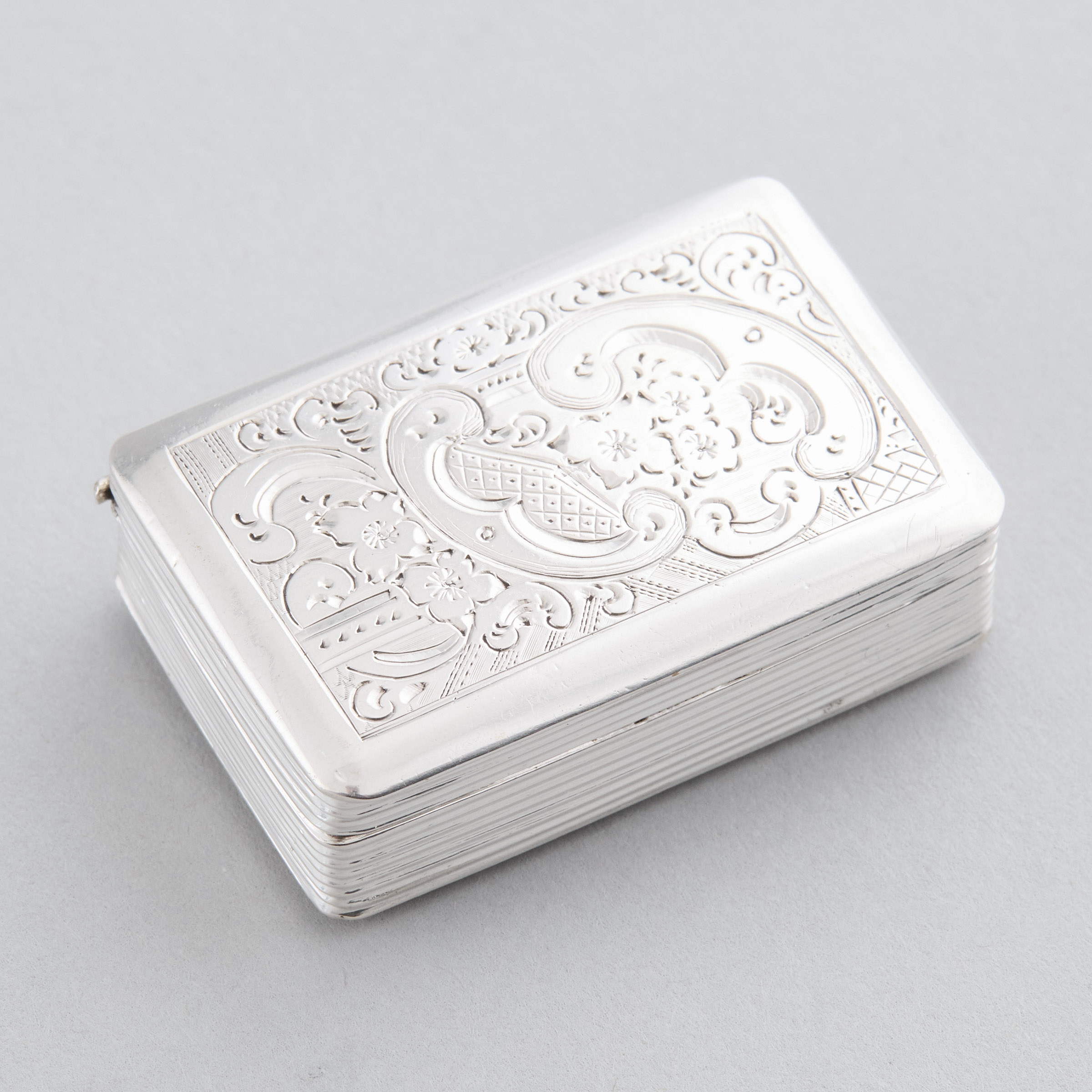 Dutch Silver Rectangular Vinaigrette,