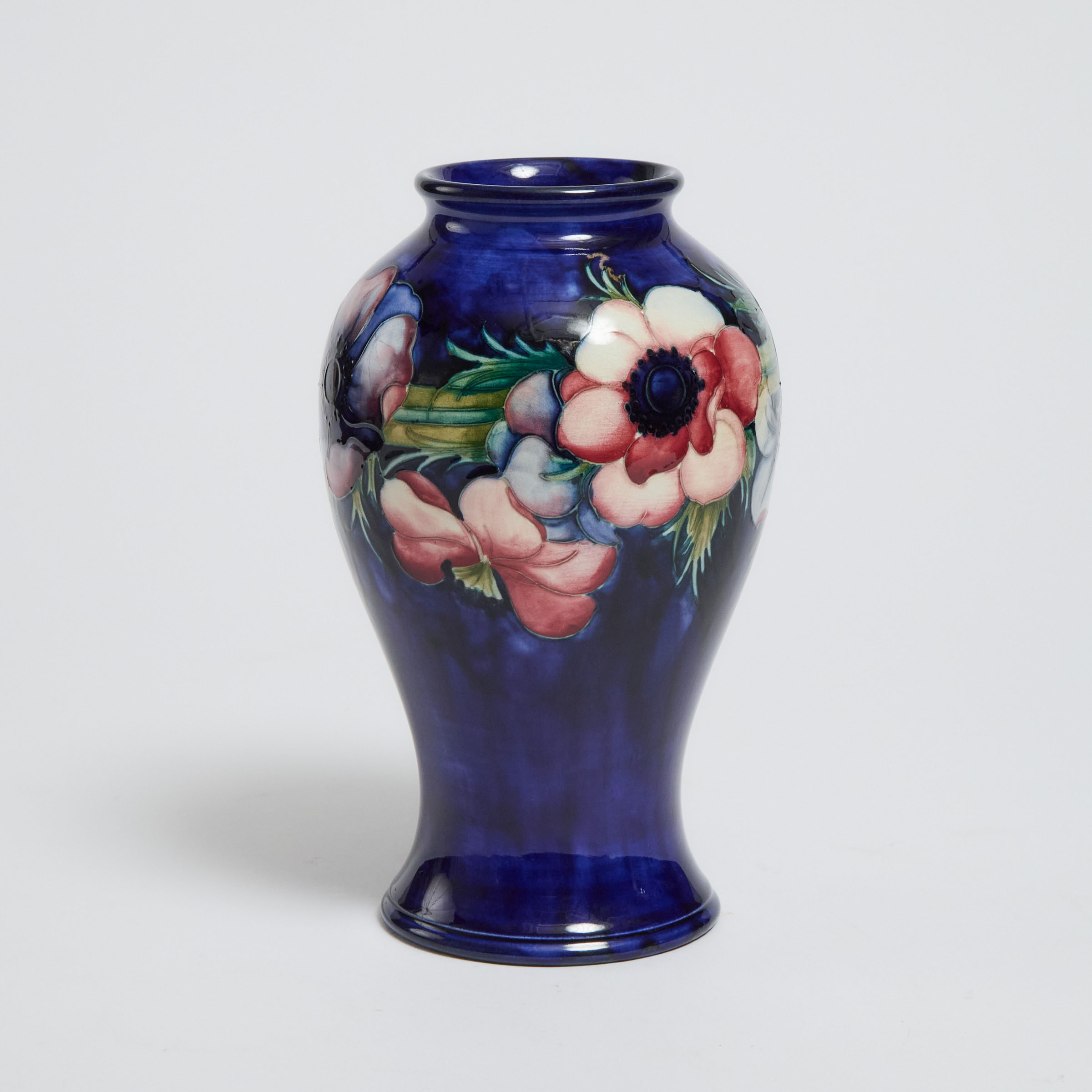 Moorcroft Anemone Vase, 1930s 