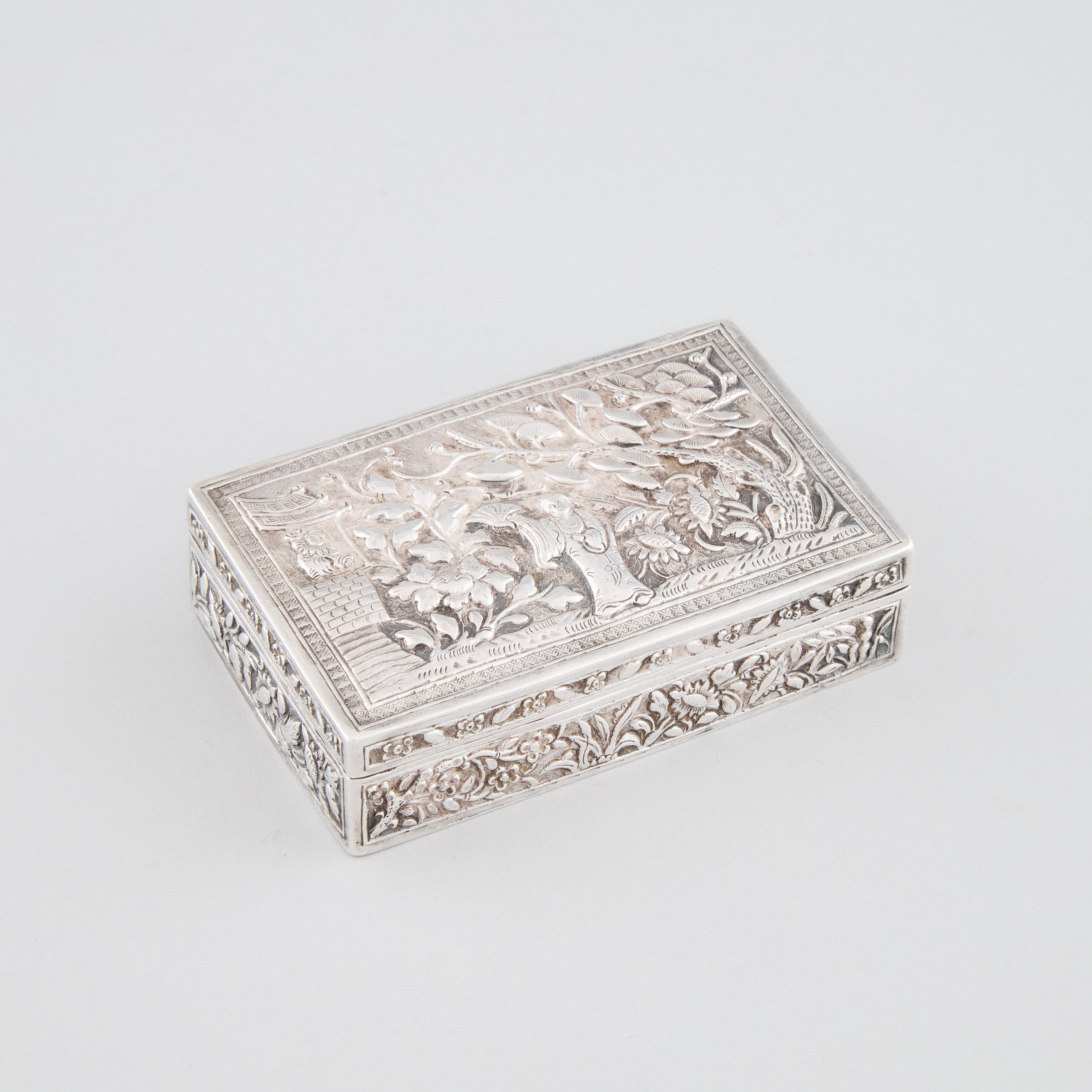 Chinese Export Silver Rectangular 3c97da