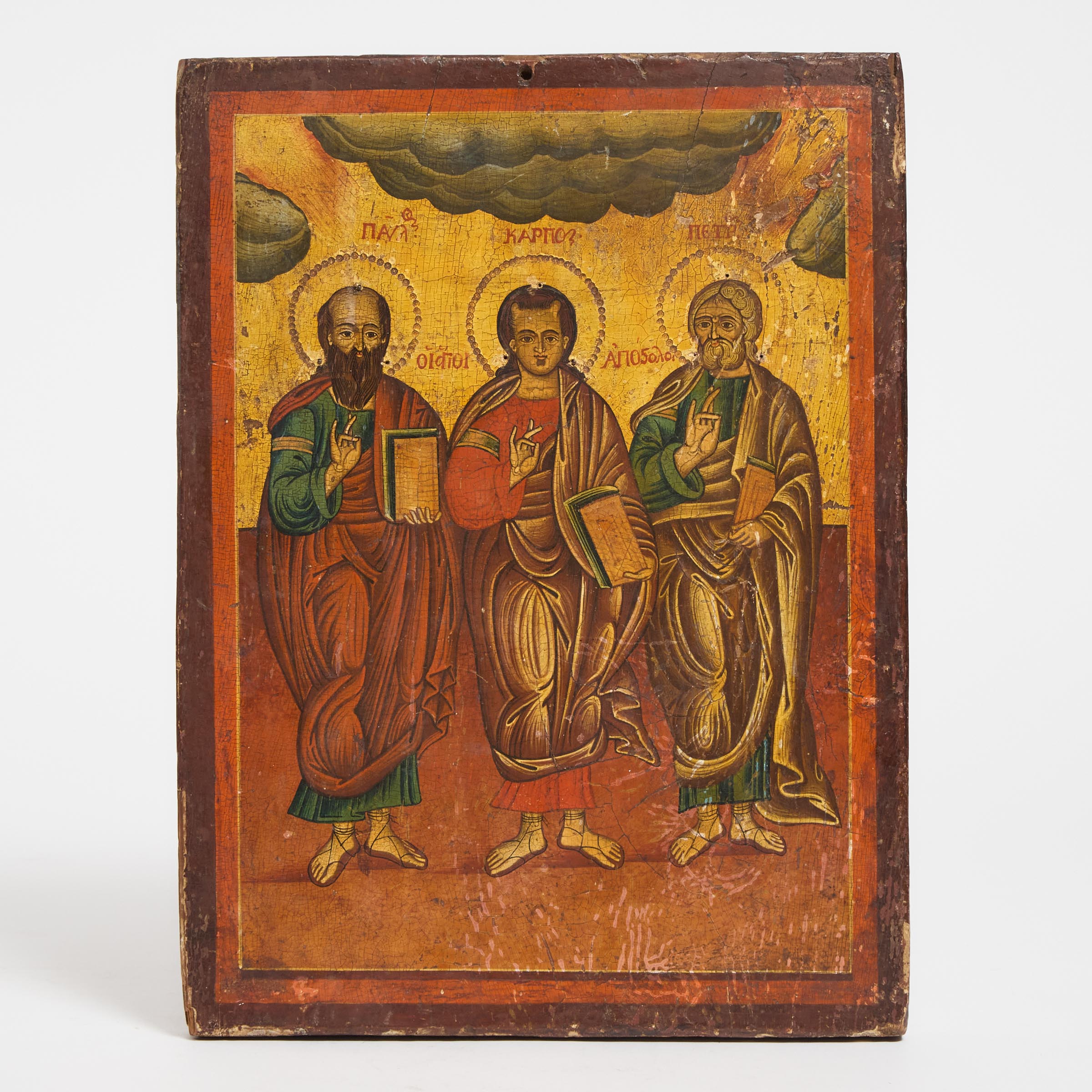 Russian Icon of Three Apostles 3c9832