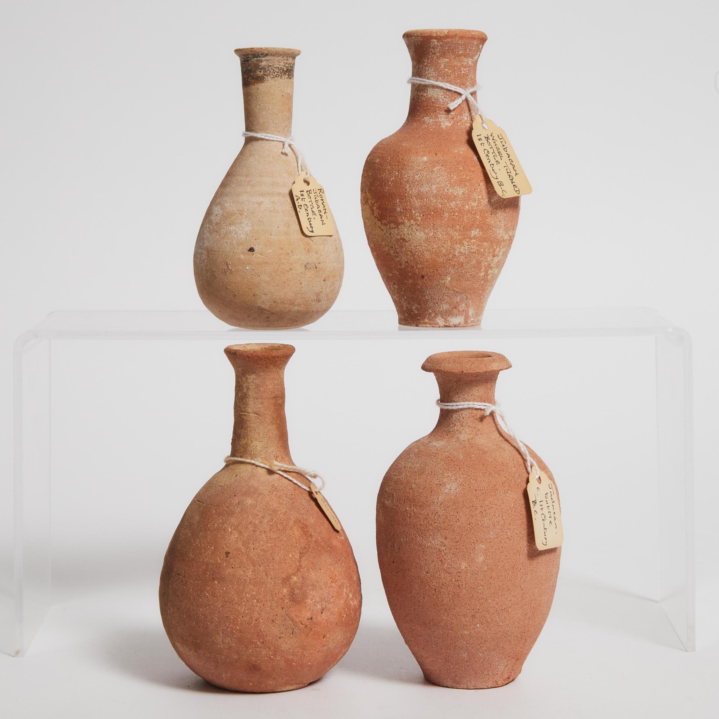 Four Roman Levantine Pottery Bottles,