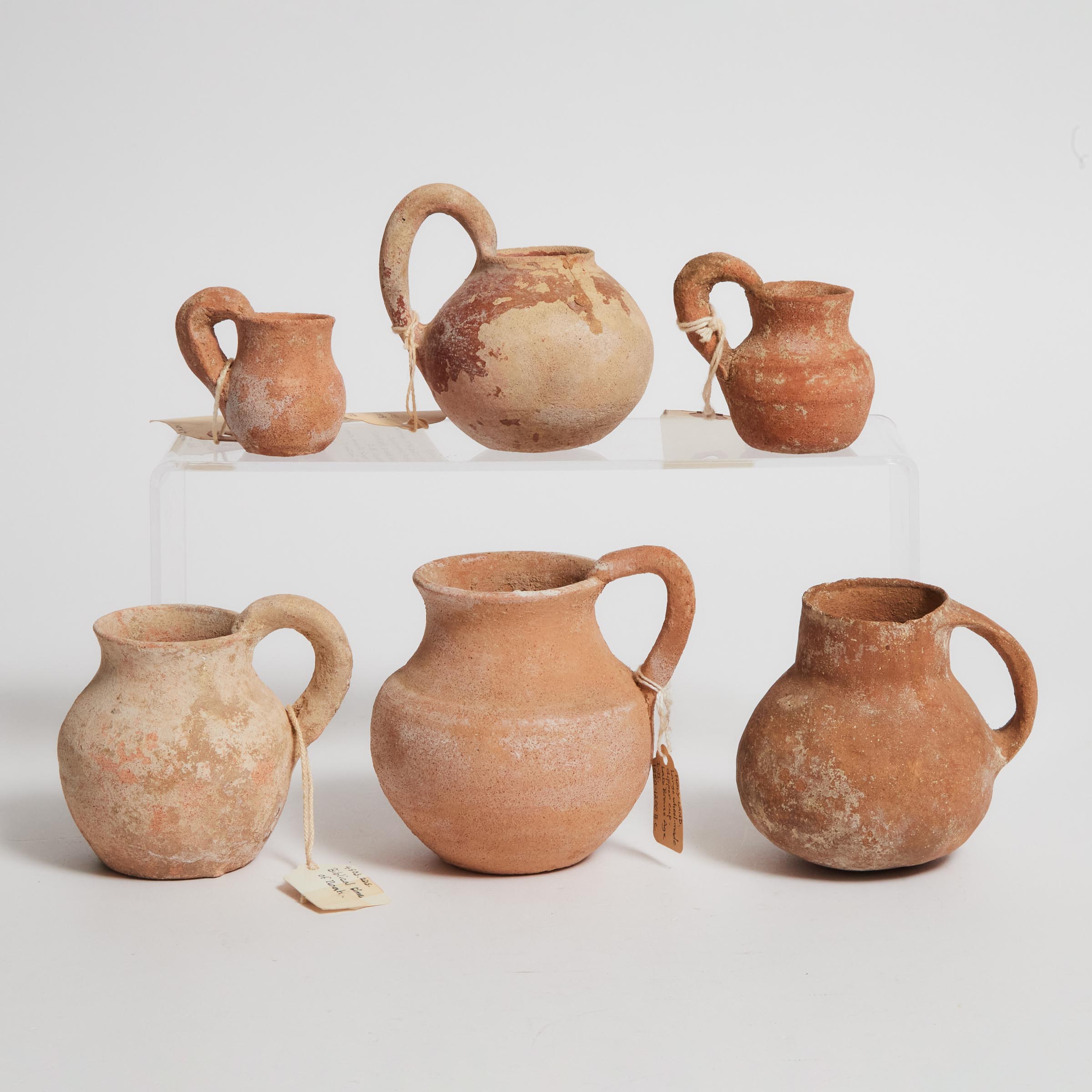 Six Levantine Pottery Dipper  3c986a