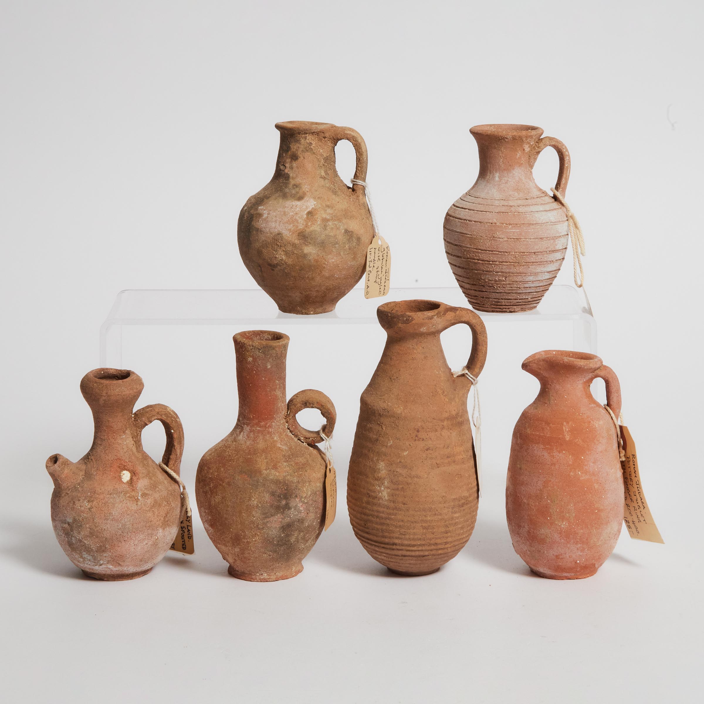 Six Roman Levantine Pottery Juglets  3c9872