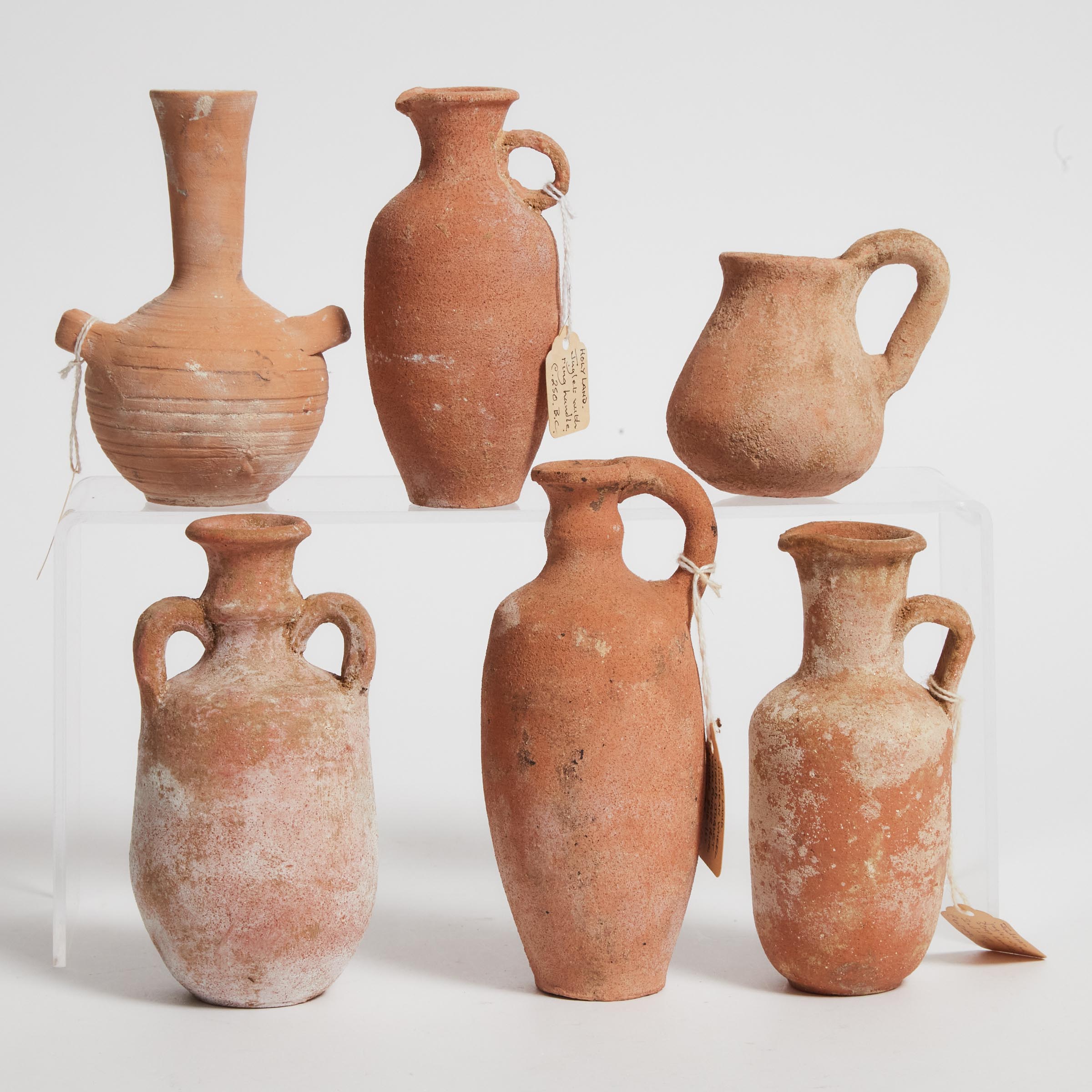 SIx Levantine Pottery Vessels,