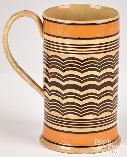 MOCHA MUG, 19TH C.Mocha mug, 19th