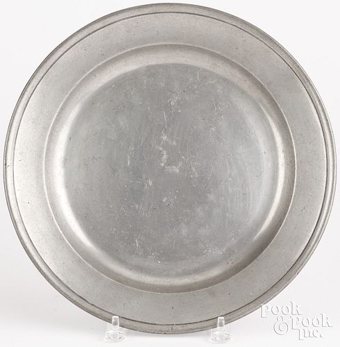 PHILADELPHIA PEWTER CHARGER LATE 3c98f5
