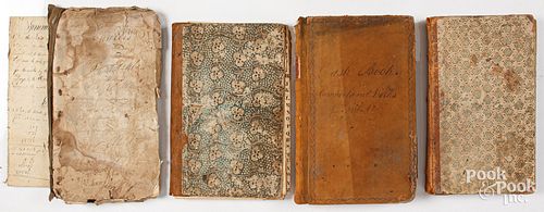 GROUP OF EARLY 19TH C WORKBOOKS 3c98fa