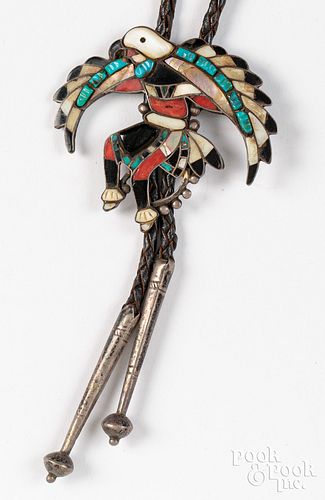 ZUNI INDIAN INLAID EAGLE DANCER 3c9918