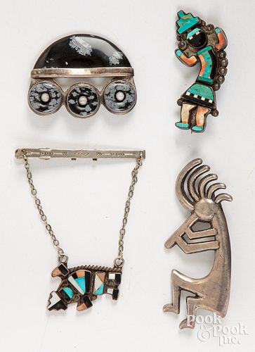 GROUP OF HOPI INDIAN JEWELRYGroup 3c993d