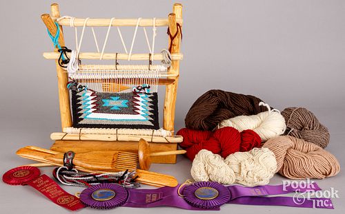 NAVAJO WEAVING DEMONSTRATION ITEMSNavajo 3c9986