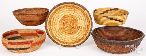 GROUP OF TRIBAL BASKETSGroup of