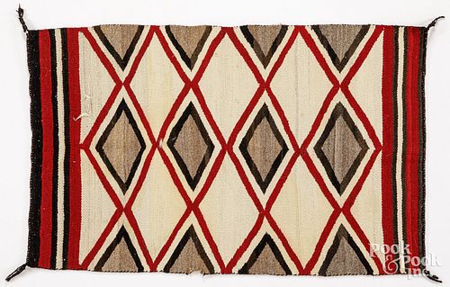 NAVAJO INDIAN WEAVING, EARLY TO