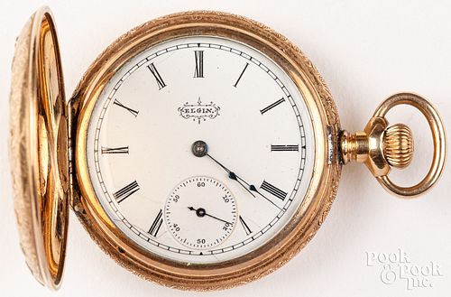 ELGIN 14K GOLD POCKET WATCHElgin 3c99ef