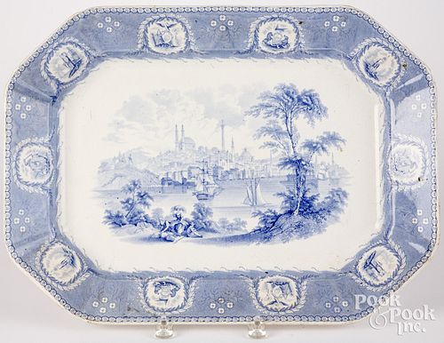 HISTORICAL LIGHT BLUE STAFFORDSHIRE