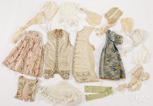 EARLY CLOTHING INCLUDING EMBROIDERED